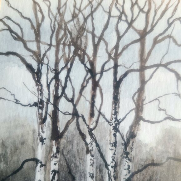 Original watercolor framed artwork. Signed by artist. - Picture 4 of 5